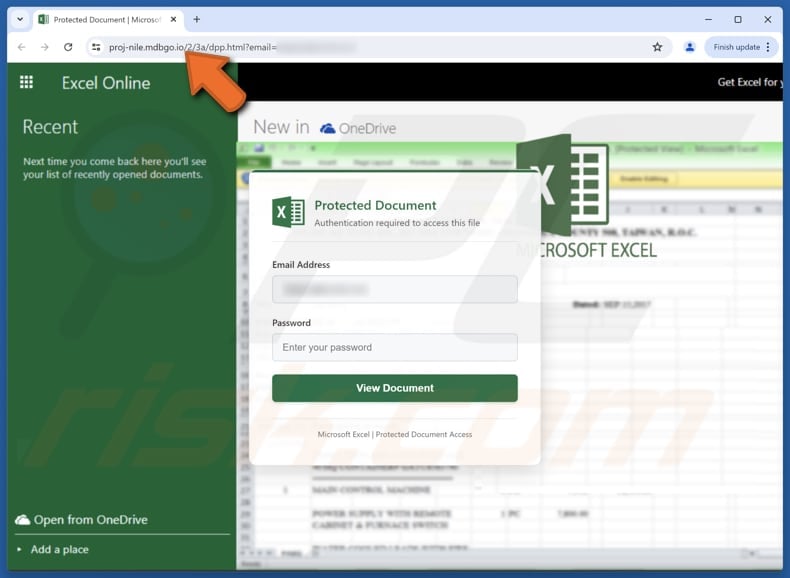 LinkedIn Invitation Site d'hameçonnage par e-mail