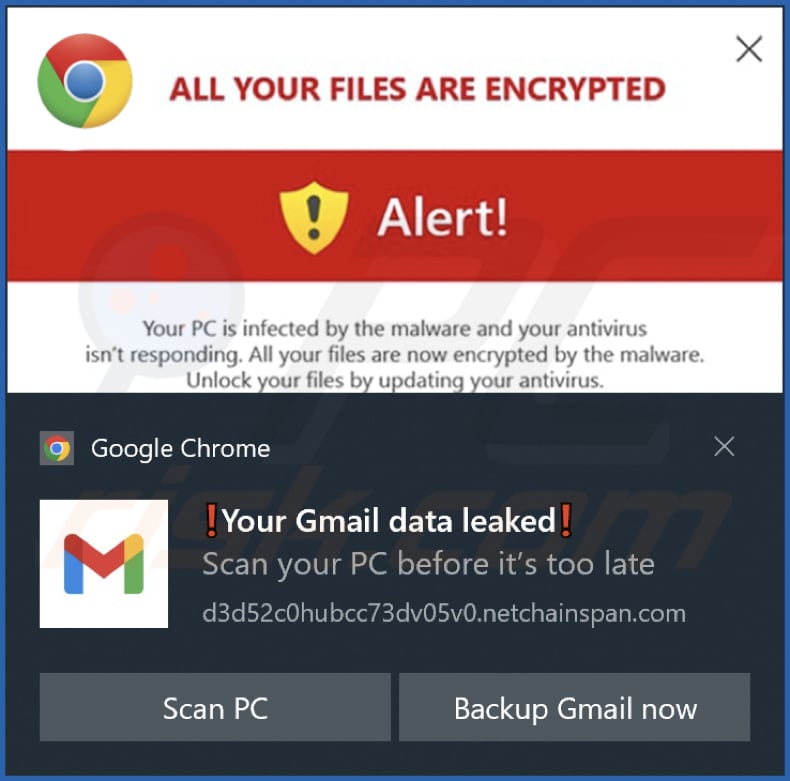 notification de netchainspan[.]com