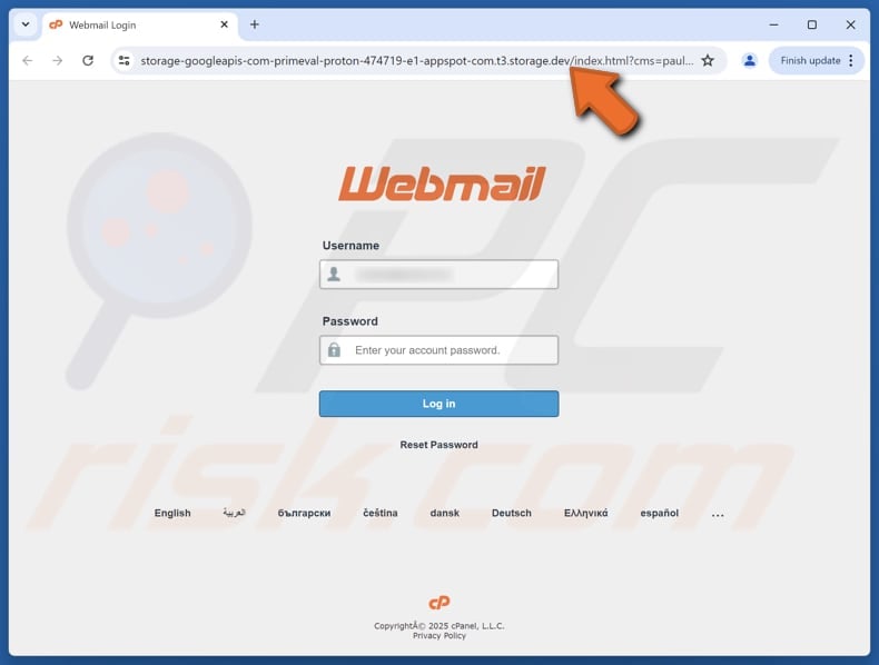 Routine Cleanup Of Unused Accounts Arnaque par e-mail faux site web