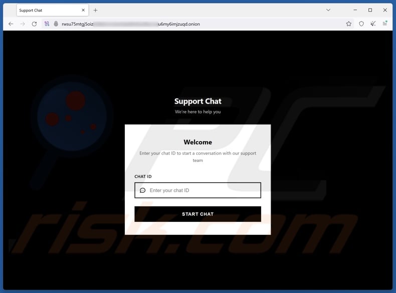 Benzona ransomware site web