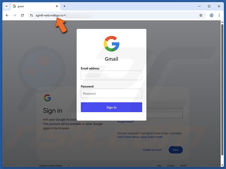 Changes In The cPanel Webmail Server courriel frauduleux faisant la promotion d'un site d'hameçonnage