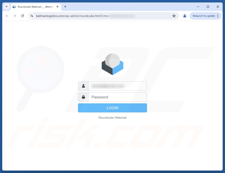 Held Messages — Action Recommended courriel frauduleux faisant la promotion d'un site d'hameçonnage