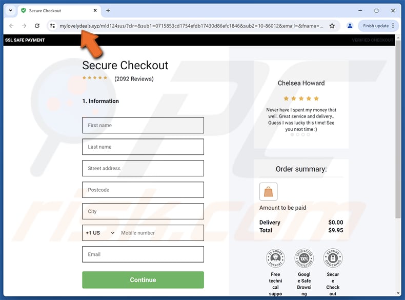Spotify Membership Has Expired Page d'hameçonnage par e-mail