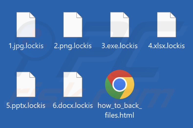 Fichiers cryptés par le rançongiciel Lockis (extension .lockis)