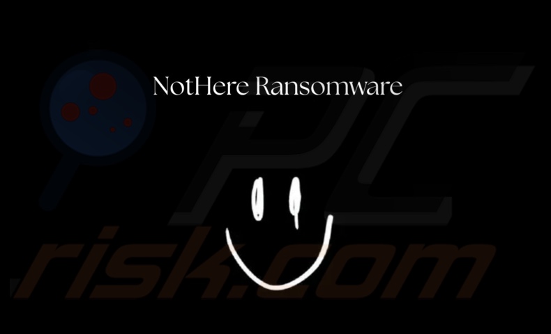 NotHere ransomware papier peint