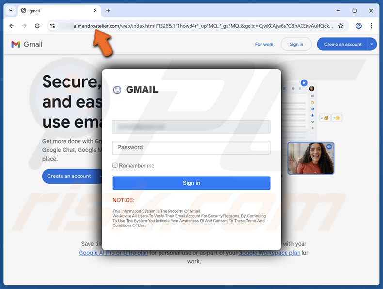 Password Expiry Reminder Site frauduleux d'arnaque par e-mail