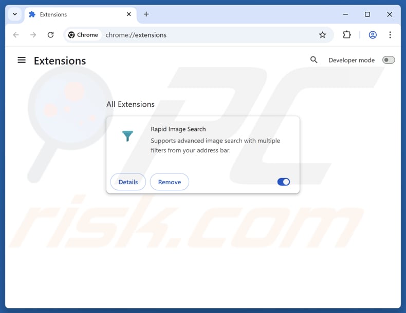 Suppression des extensions Google Chrome liées à search.myprivate-search.com