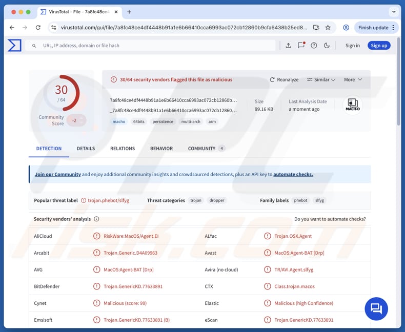 Voleur d'informations Phexia