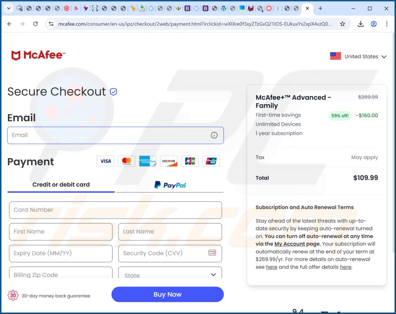 Your Google Account Was Hacked Site promu par une arnaque de type pop-up