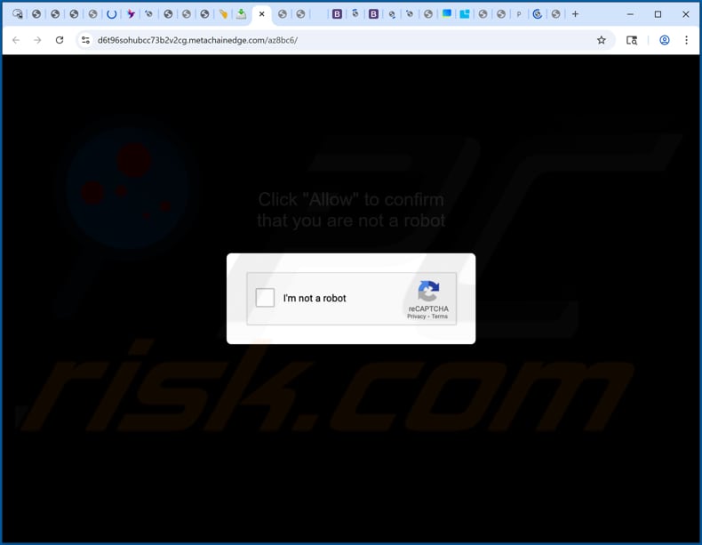 metachainedge[.]com publicités