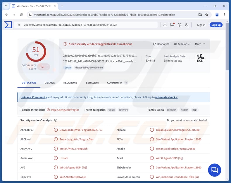 SnappyClient malware