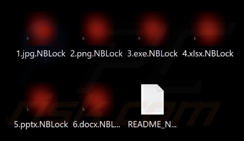 Fichiers chiffrés par le rançongiciel NBLock (extension .NBLock)