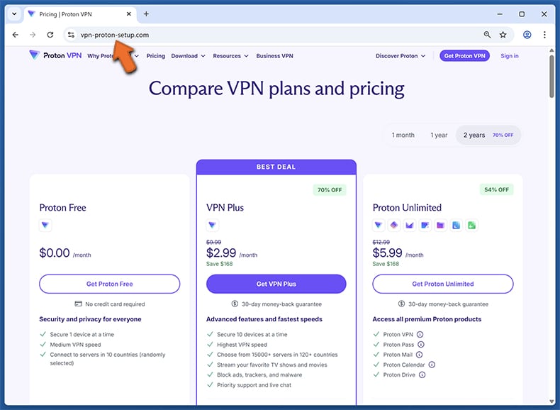Faux site web du maliciel NWHStealer