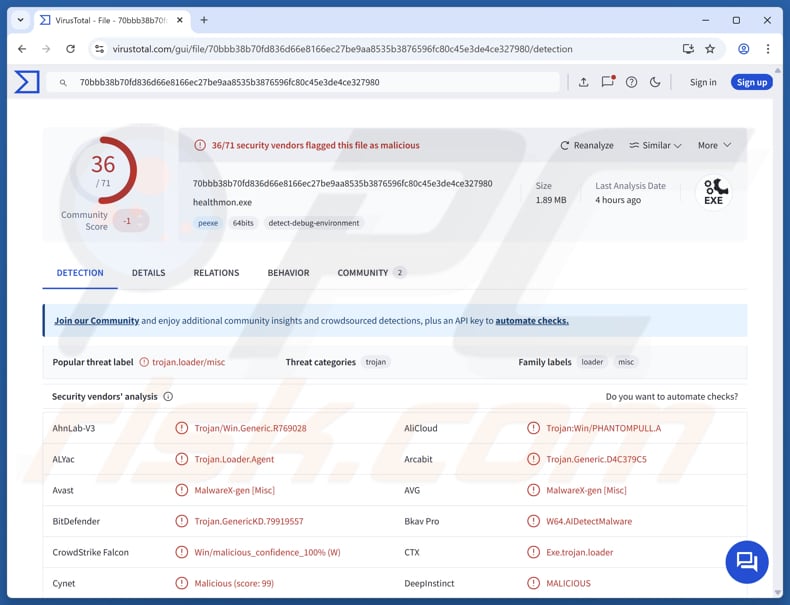 Maliciel PhantomPulse