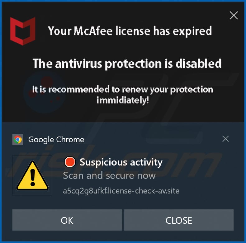 notification de license-check-av[.]site