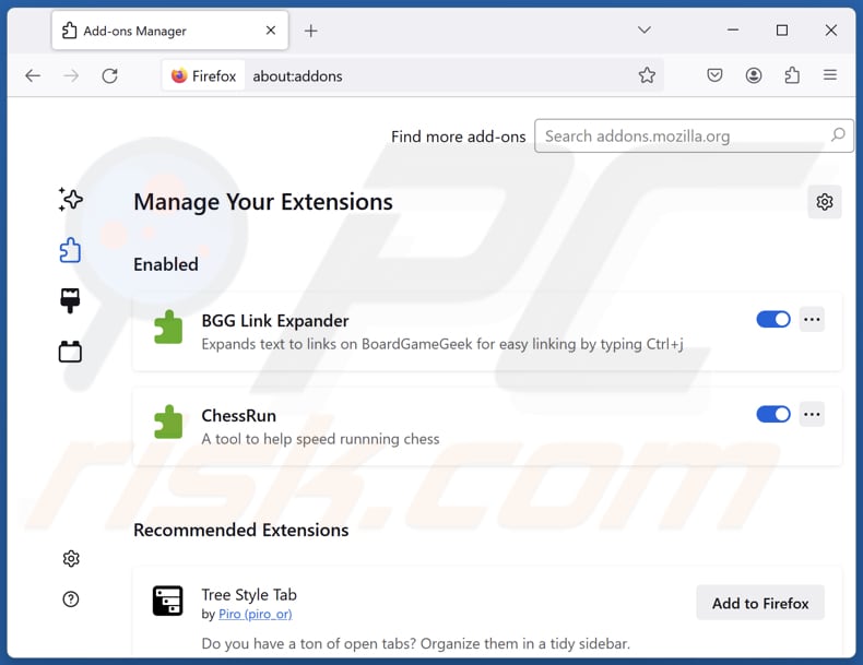 Suppression des extensions Mozilla Firefox liées à WorkFaze