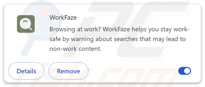 Pirate de navigateur WorkFaze