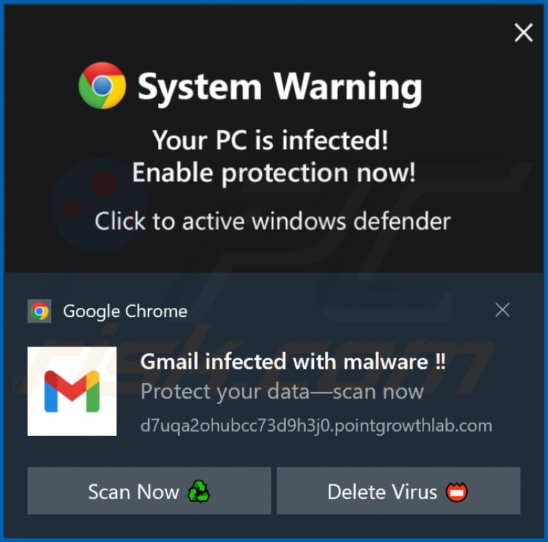 notification de pointgrowthlab[.]com
