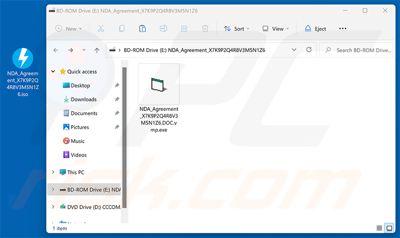 Pièce jointe du virus par e-mail DocuSign - Legal Department Document