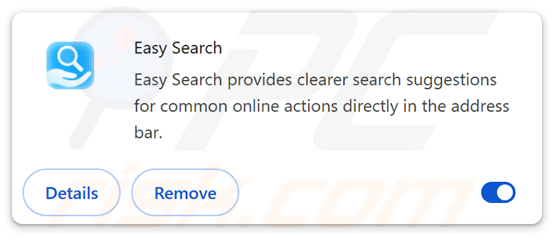 Pirate de navigateur Easy Search