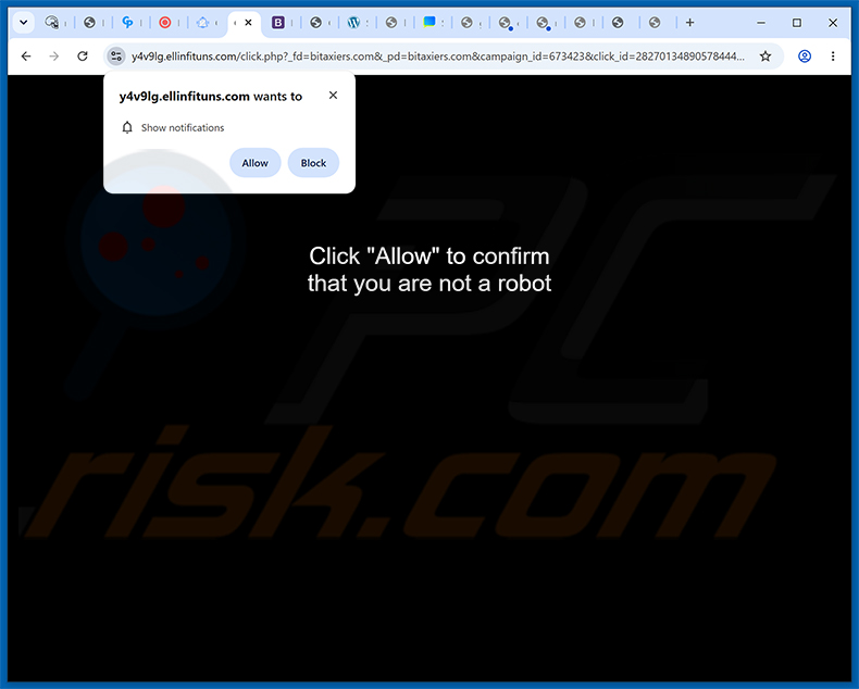 Publicités ellinfituns[.]com