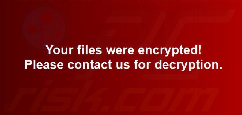 Fond d'écran du ransomware Hommy