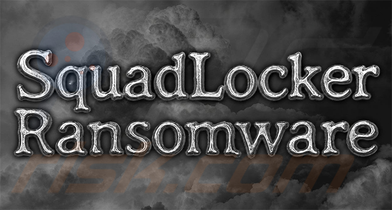 Fond d'écran du ransomware SquadLocker