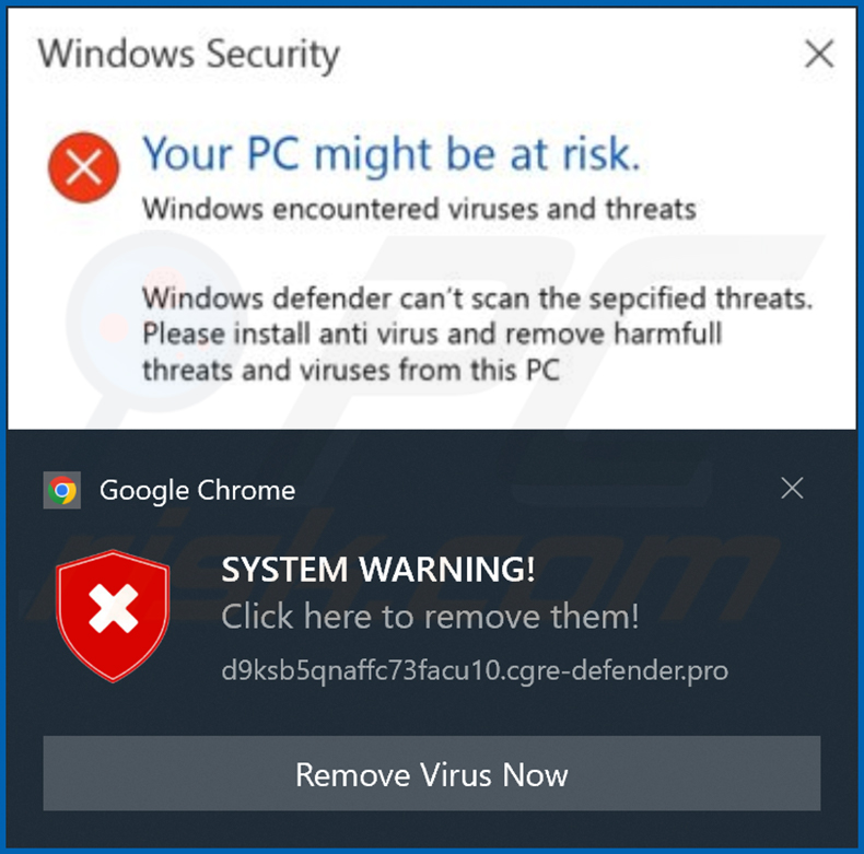 Notification cgre-defender[.]pro