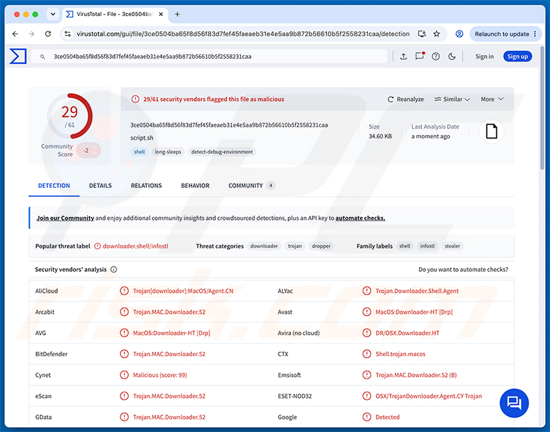 Malware ClickLock Stealer