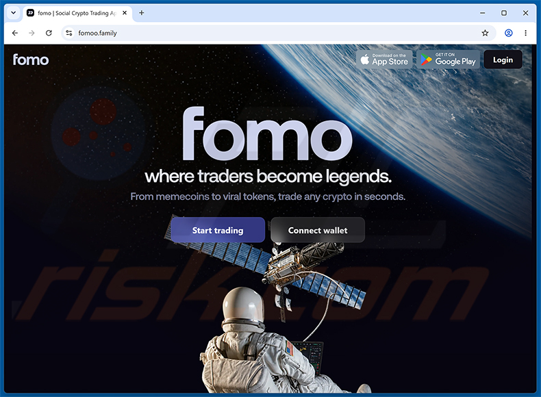 Arnaque de la fausse plateforme de trading Fomo