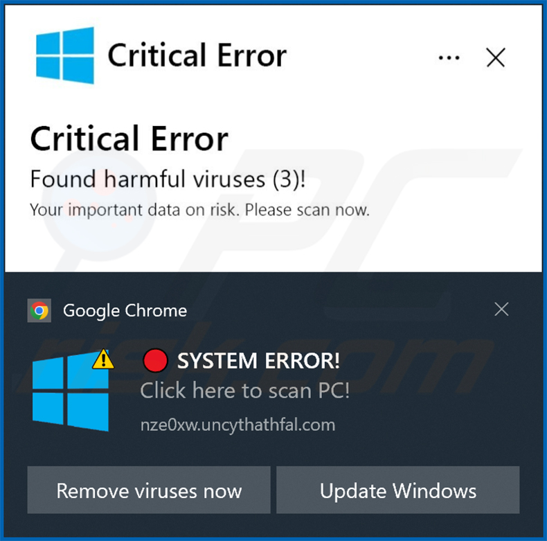 Notification uncythathfal[.]com