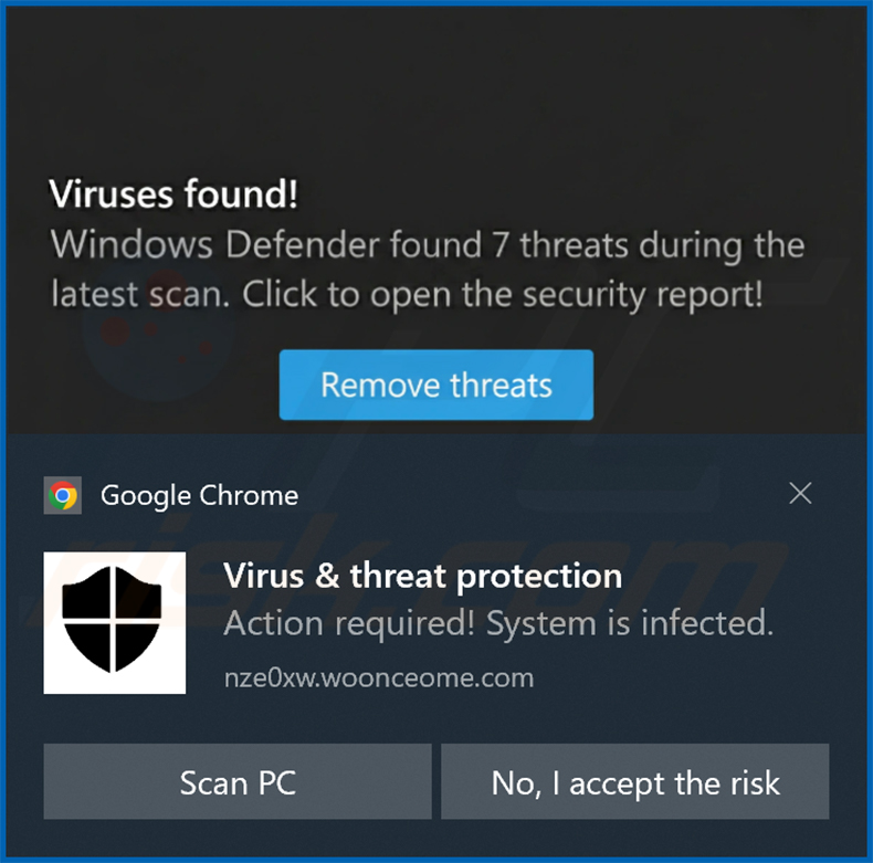 notification woonceome[.]com