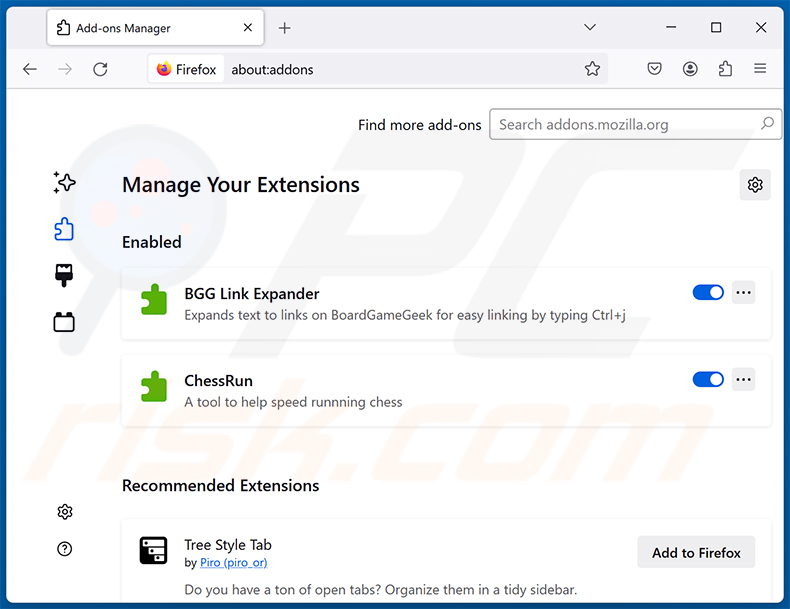 Suppression des extensions Mozilla Firefox liées à astridresearch.com