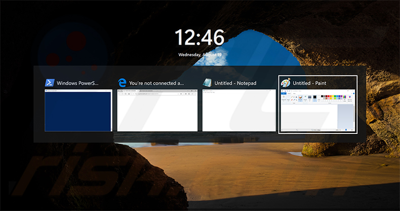 Faux écran de verrouillage Windows de SynkLoader (source expel-com)
