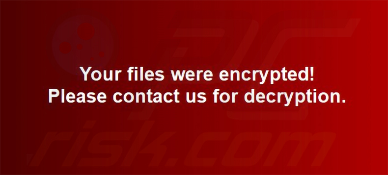 Fond d'écran du ransomware Aldet