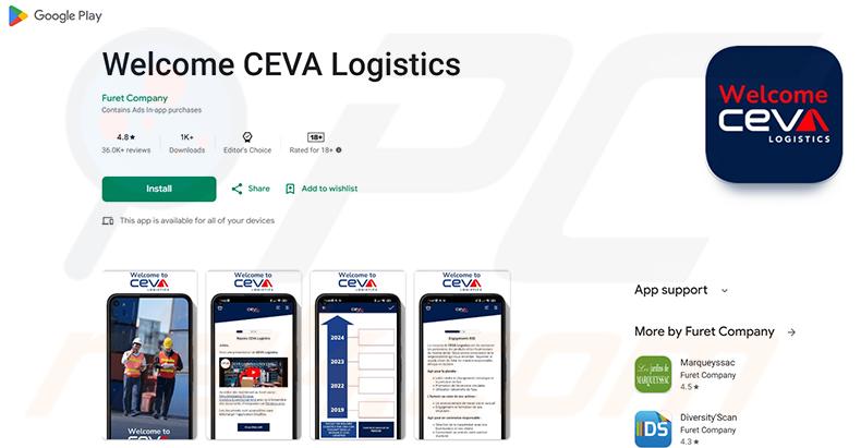 Faux Google Play Store utilisé pour propager le spyware Corp MDM