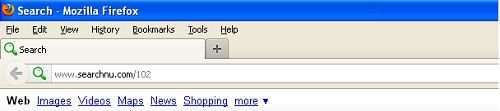 searchnu.com dans firefox
