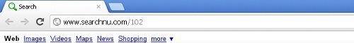 searchnu.com dans google chrome