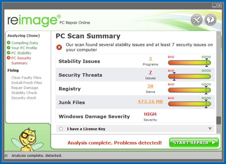 outil reimage pc repair