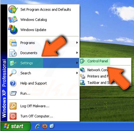 Windows XP Start Menu