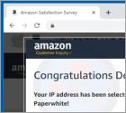 POP-UP Arnaque Congratulations Dear Amazon Customer