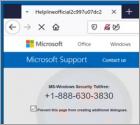 POP-UP Arnaque MS-Windows Support Alert