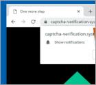 Redirection POP-UP Captcha-verification.systems