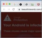 POP-UP Arnaque Your Android Is Infected With (8) Adware Viruses!