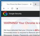 POP-UP Arnaque Your Chrome Is Severely Damaged By 13 Malware!