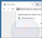 Publicités Highercaptcha-settle.com
