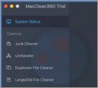 Application Non Désirée MacClean360 (Mac)