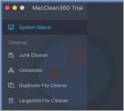 Application Non Désirée MacClean360 (Mac)