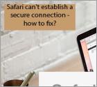 Safari ne parvient pas à établir une connexion sécurisée - Comment réparer ?