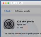 POP-UP Arnaque IOS VPN profile (Mac)